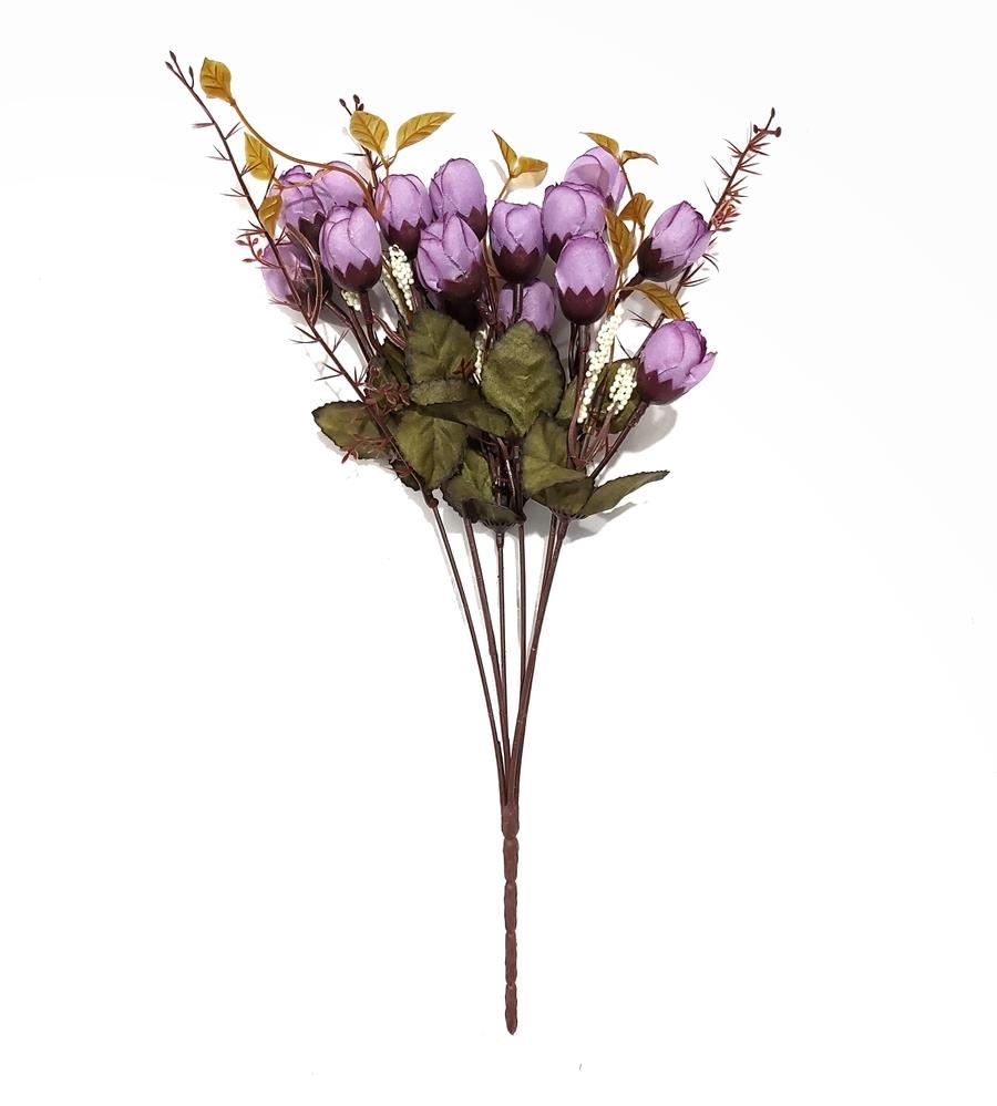 PICK FLORAL 20CM. 5 COLORES: PURPURA. BORDÓ. NARANJA. FUCSIA. SALMÓN